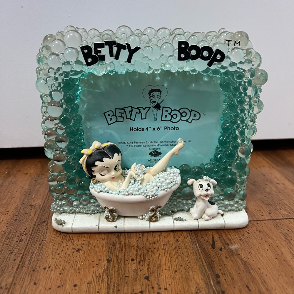 Betty Boop Photo Frame Bath Tub Westland Giftware 2000